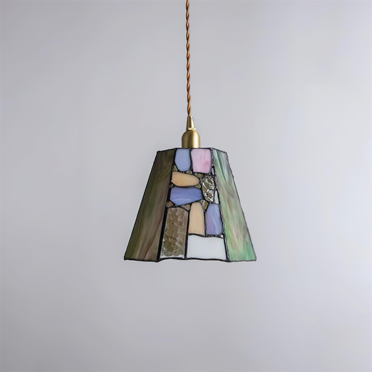 Fira Pendelleuchte Tiffany-Stil Buntglas