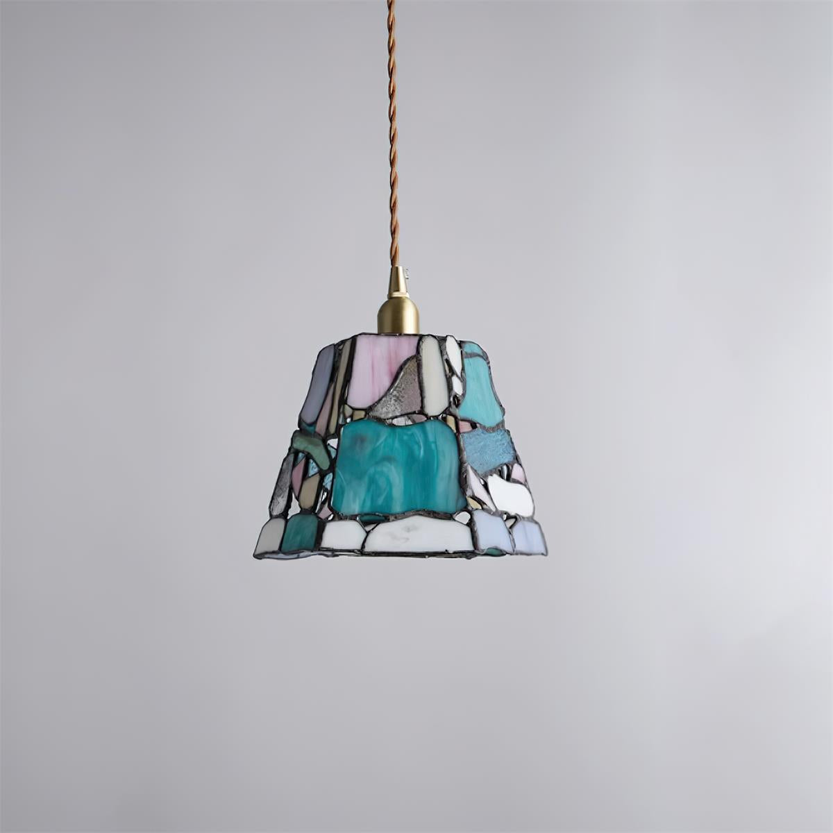 Fira Pendelleuchte Tiffany-Stil Buntglas