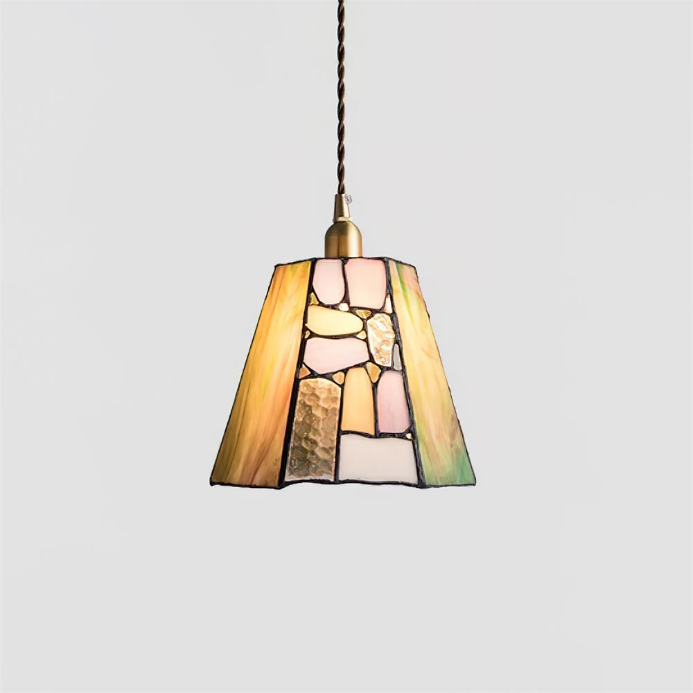 Fira Pendelleuchte Tiffany-Stil Buntglas
