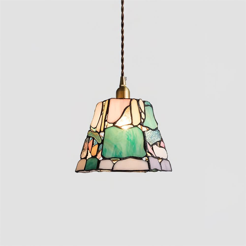 Fira Pendelleuchte Tiffany-Stil Buntglas