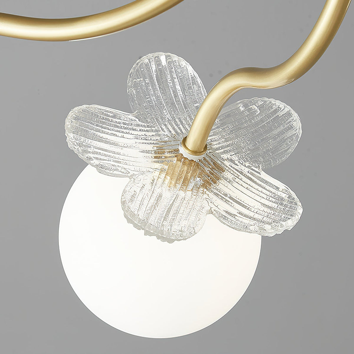 Orlaeila Kronleuchter Kunst Blüte Blumen Glas