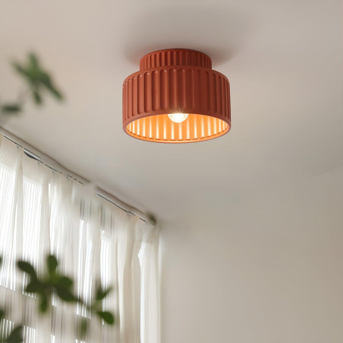 Lucaraine Deckenleuchte mit gefaltetem Acryl-Lampenschirm