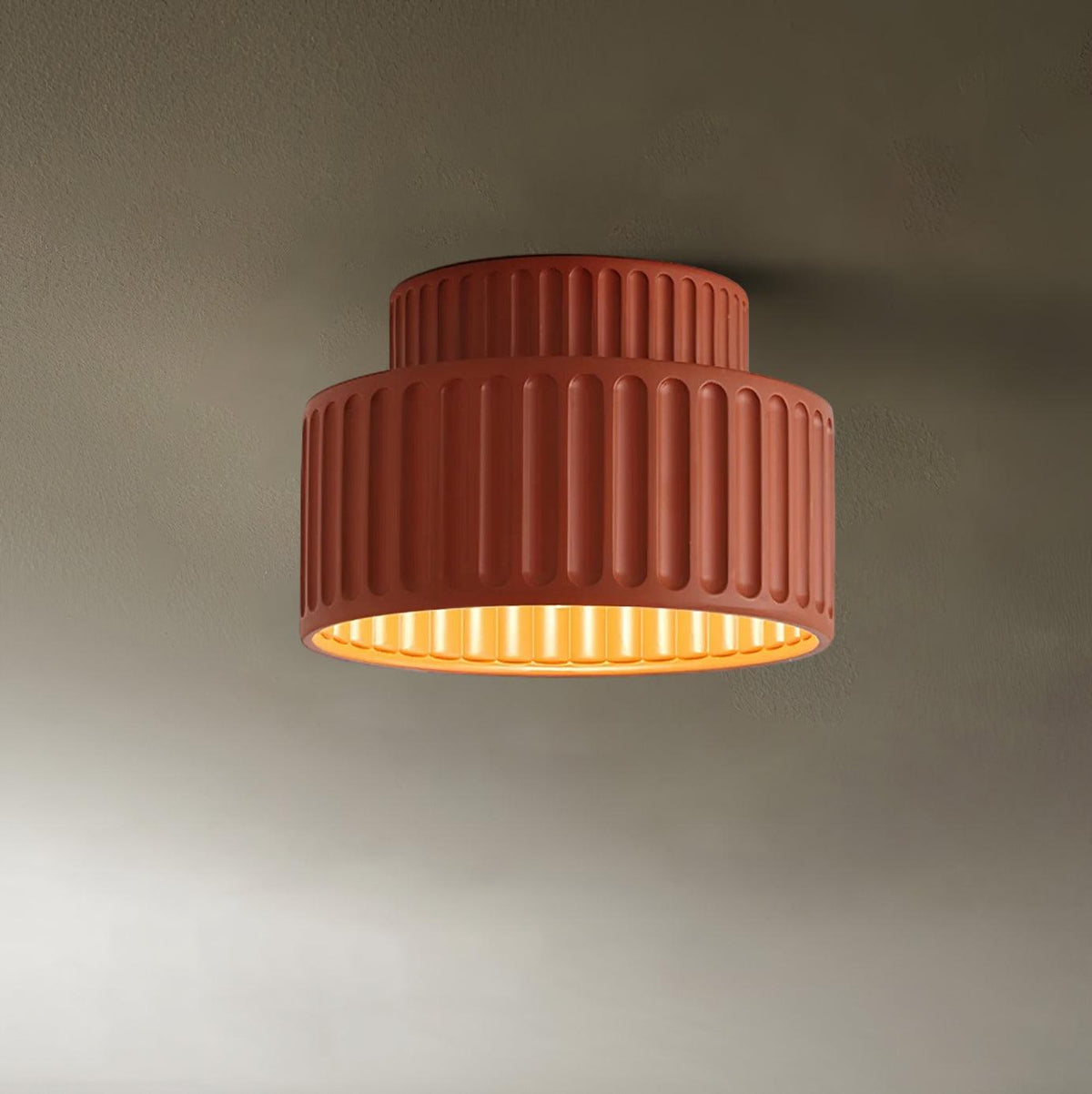 Lucaraine Deckenleuchte mit gefaltetem Acryl-Lampenschirm