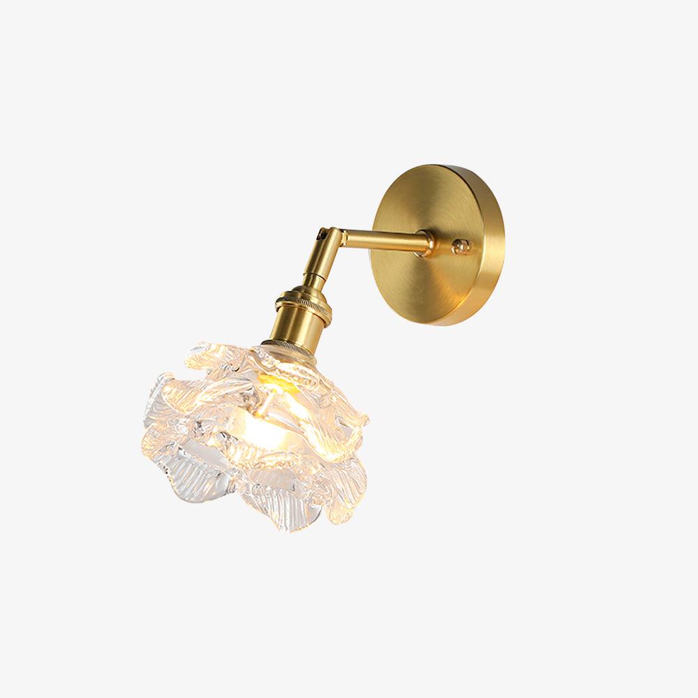 Petal Vintage Messing Wandleuchte