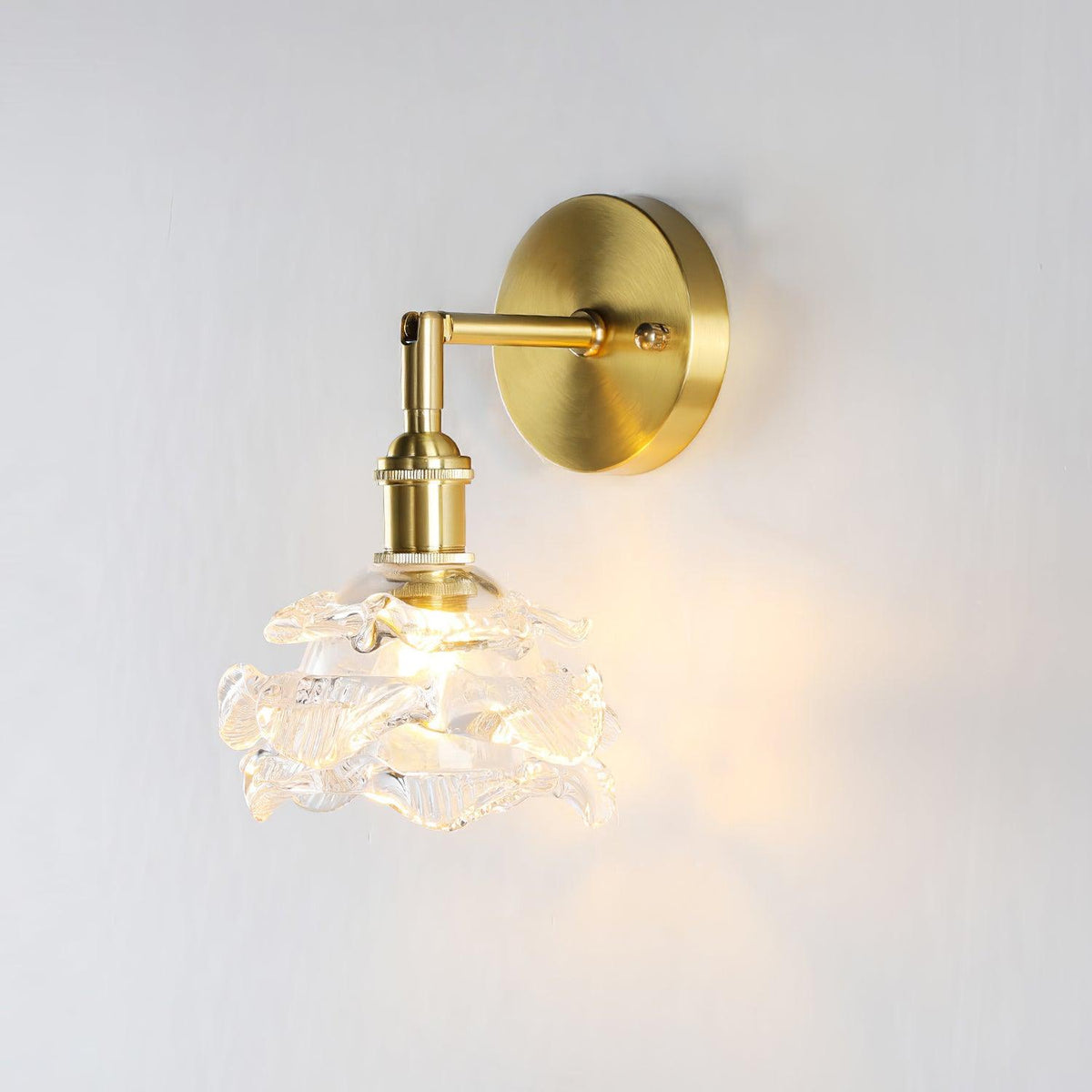 Petal Vintage Messing Wandleuchte