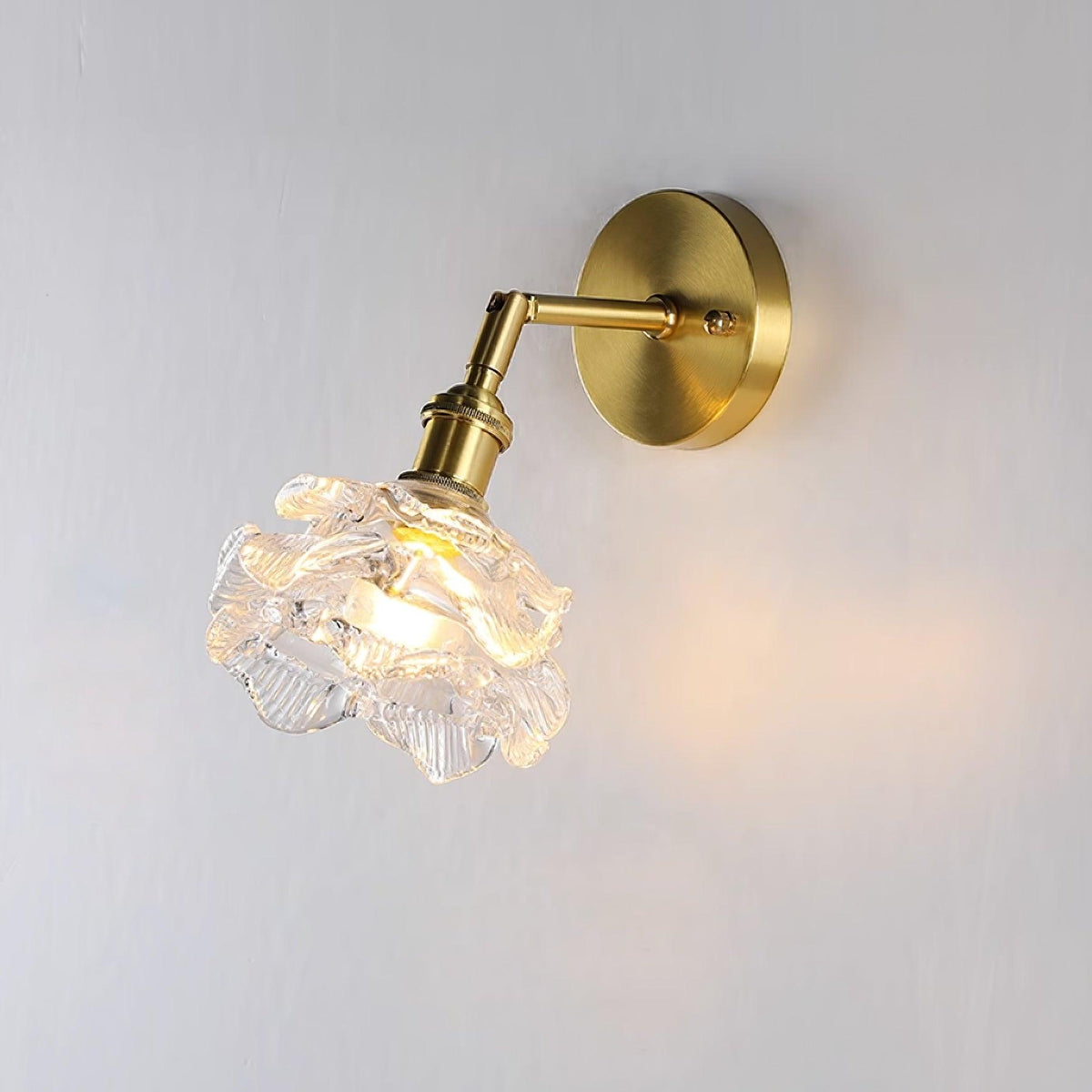 Petal Vintage Messing Wandleuchte