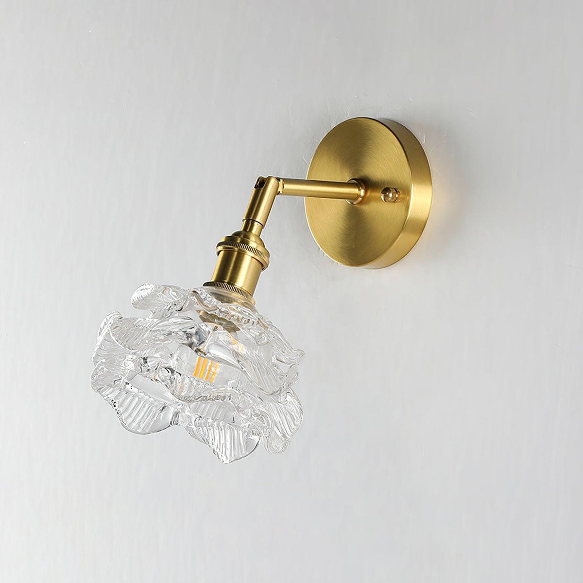 Petal Vintage Messing Wandleuchte