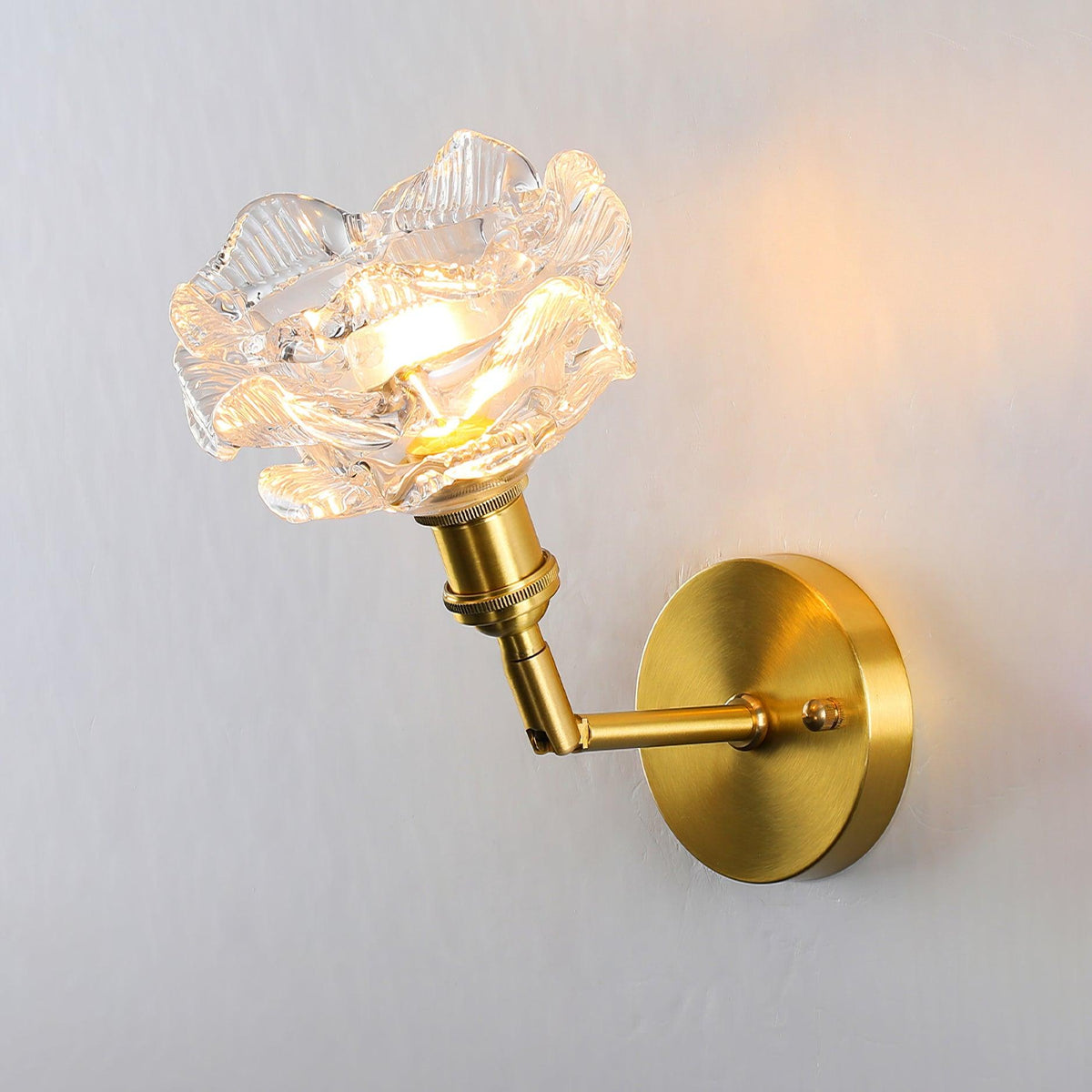 Petal Vintage Messing Wandleuchte