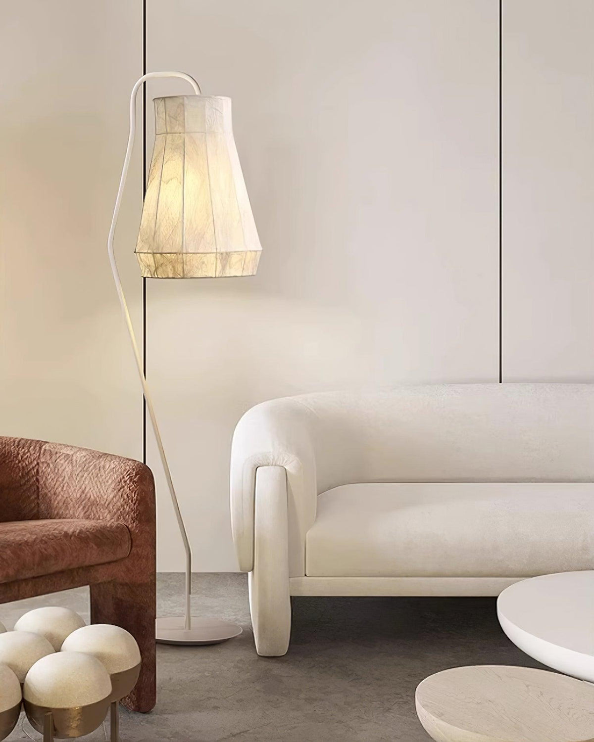 Otheir Minimalistische Stehleuchte aus Stoff