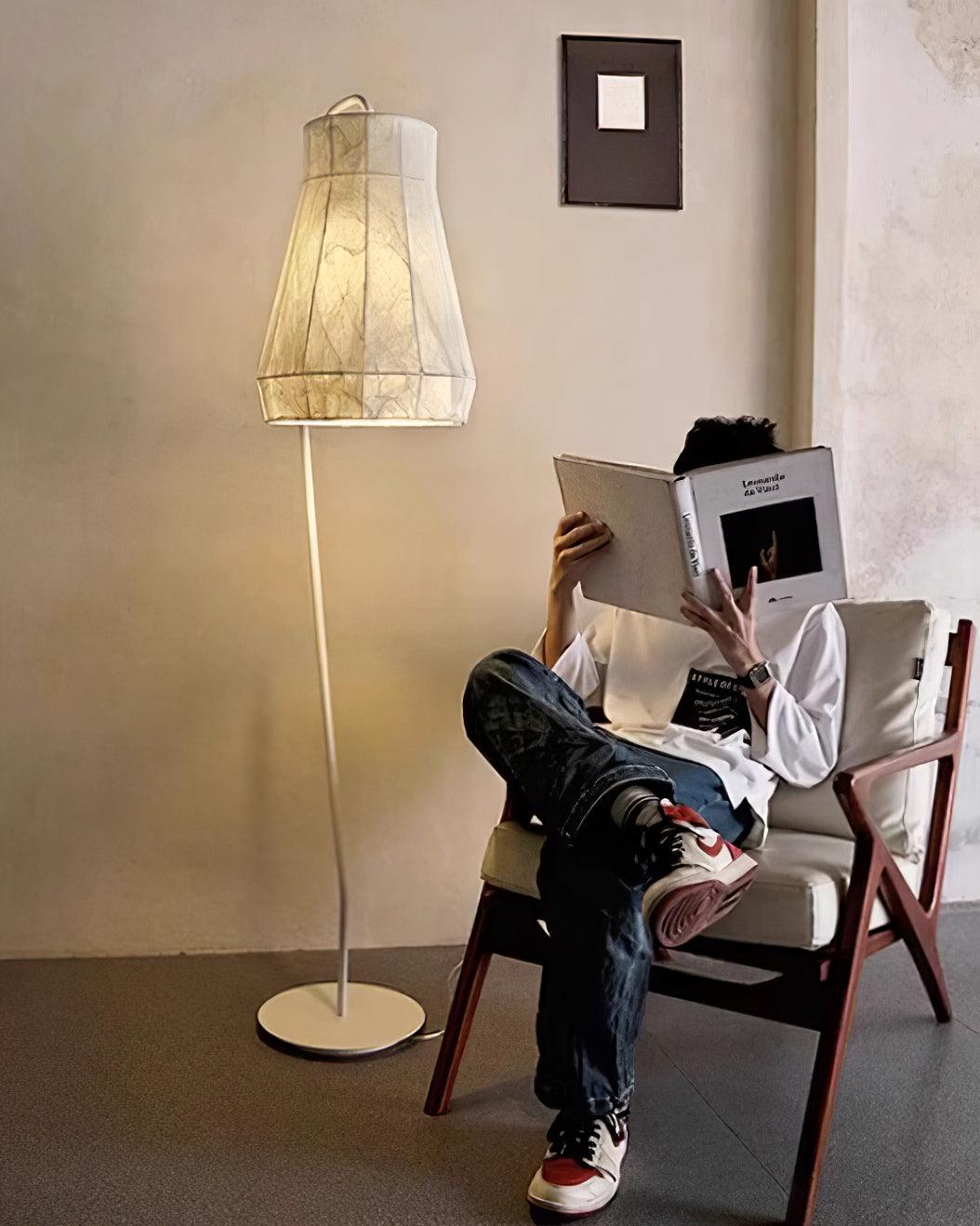 Otheir Minimalistische Stehleuchte aus Stoff