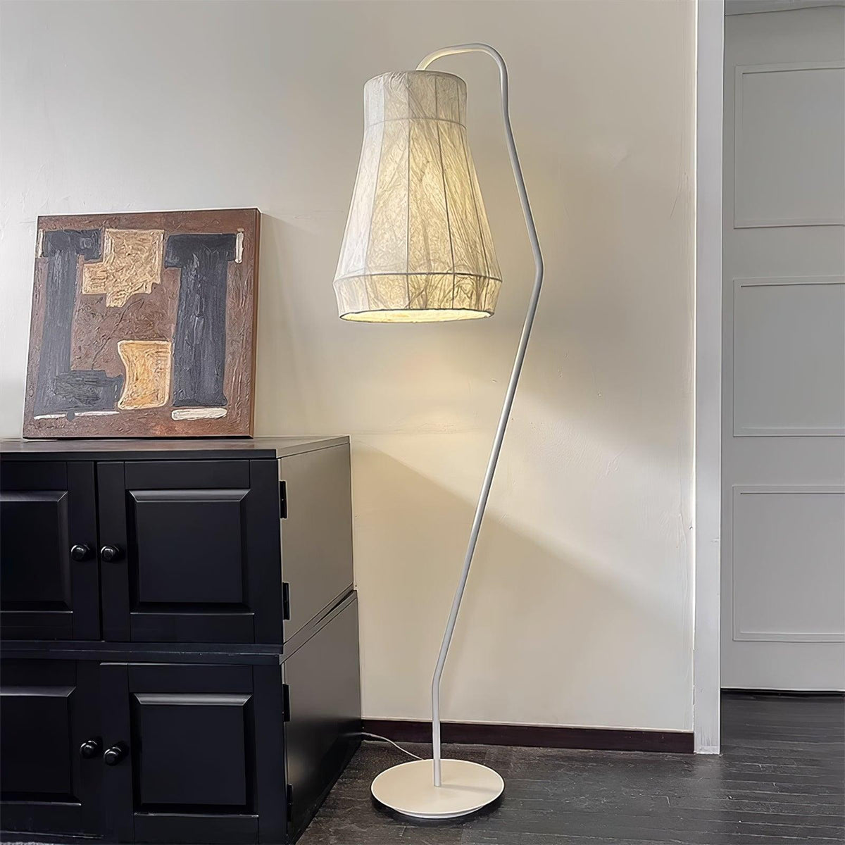 Otheir Minimalistische Stehleuchte aus Stoff