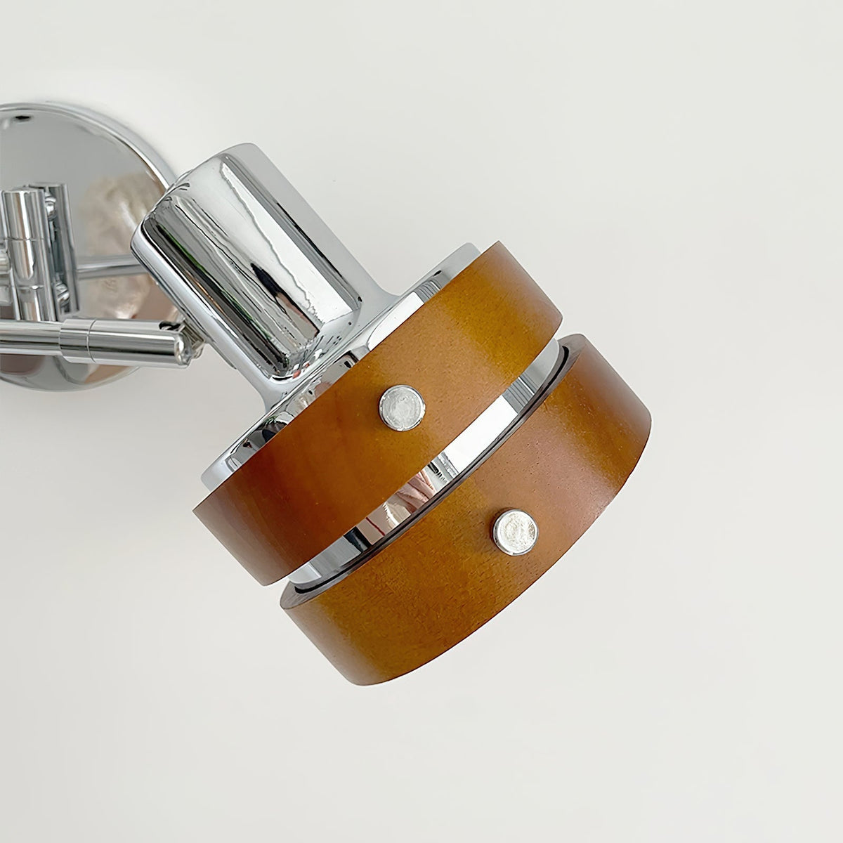 Karry Wandleuchte aus Holz mit verstellbarem Arm im Mid-Century-Stil