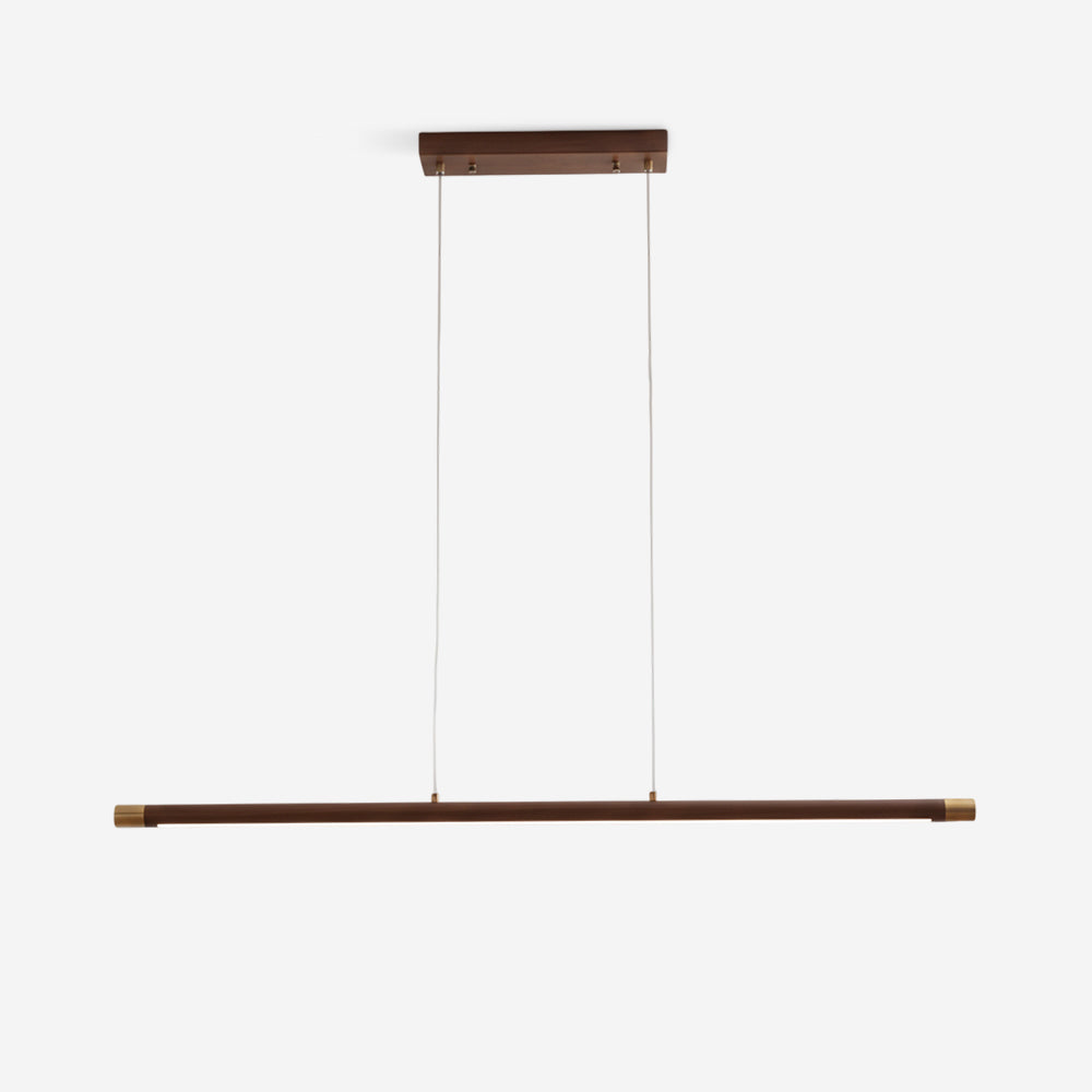 Dash lineare Pendelleuchte aus Holz