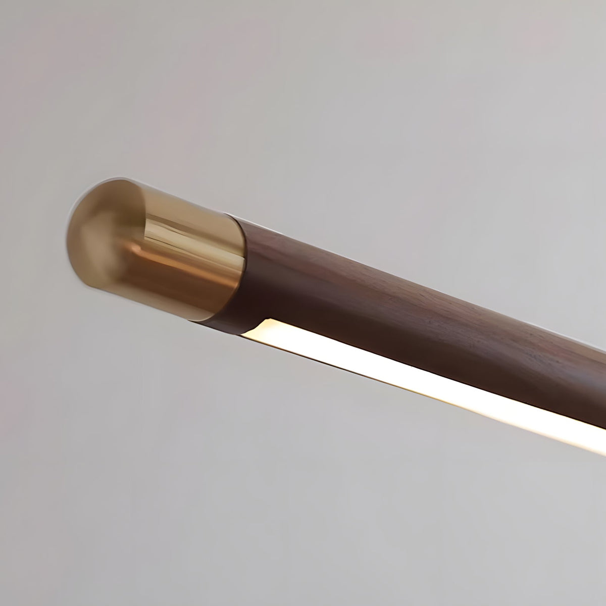 Dash lineare Pendelleuchte aus Holz