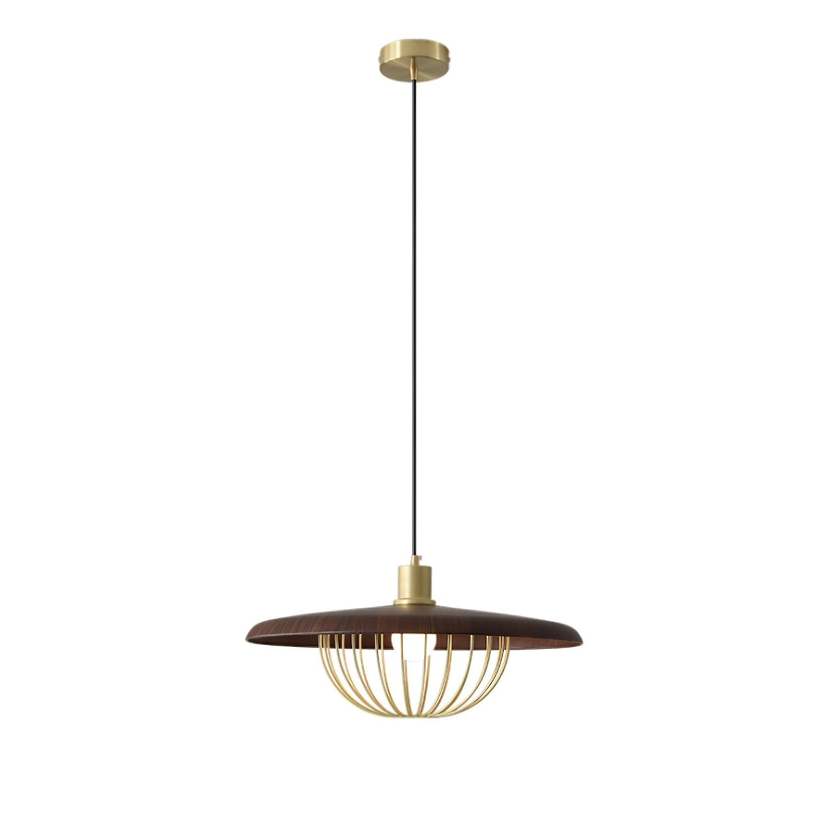 Rinoira Retro-Vintage-Pendelleuchte aus Holz