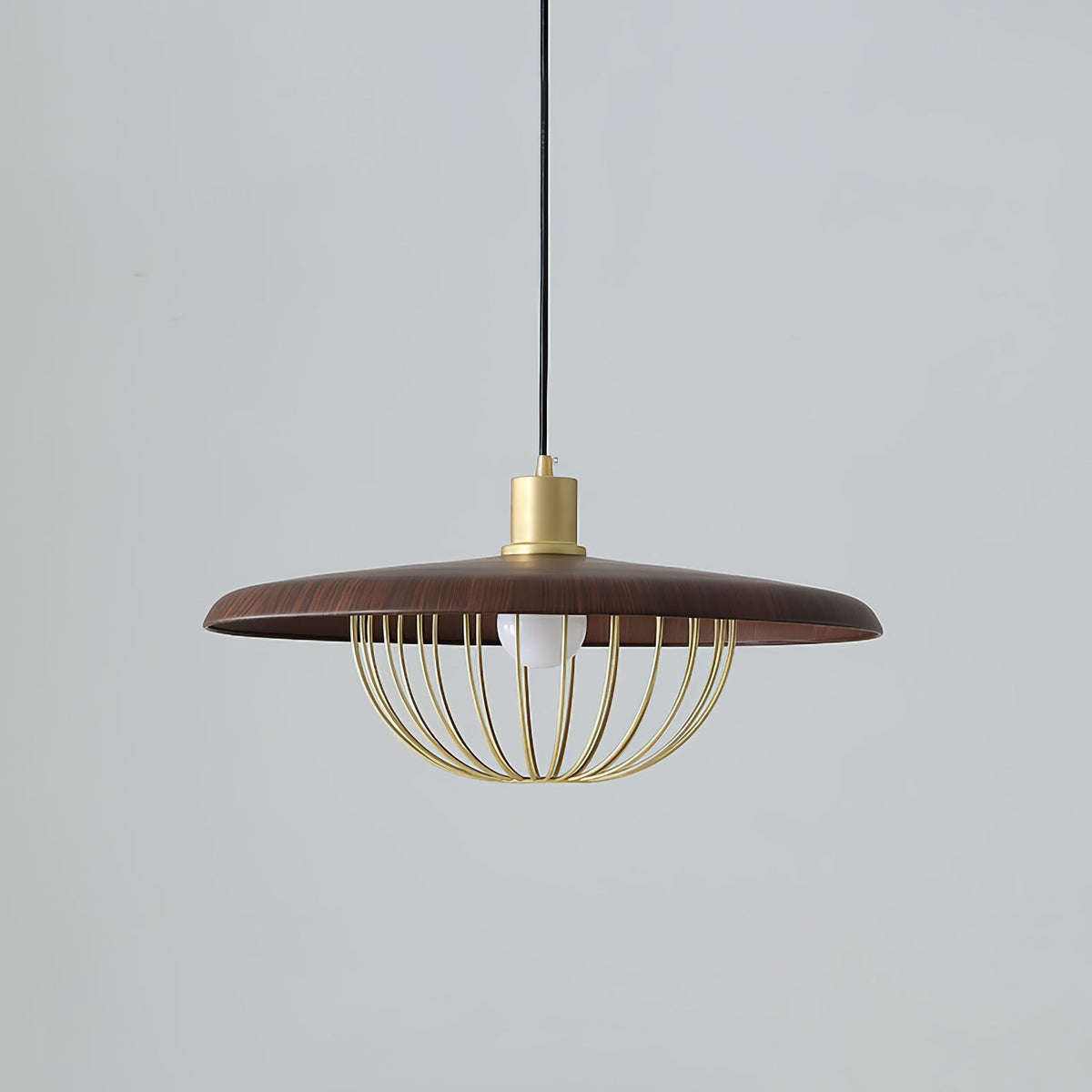 Rinoira Retro-Vintage-Pendelleuchte aus Holz