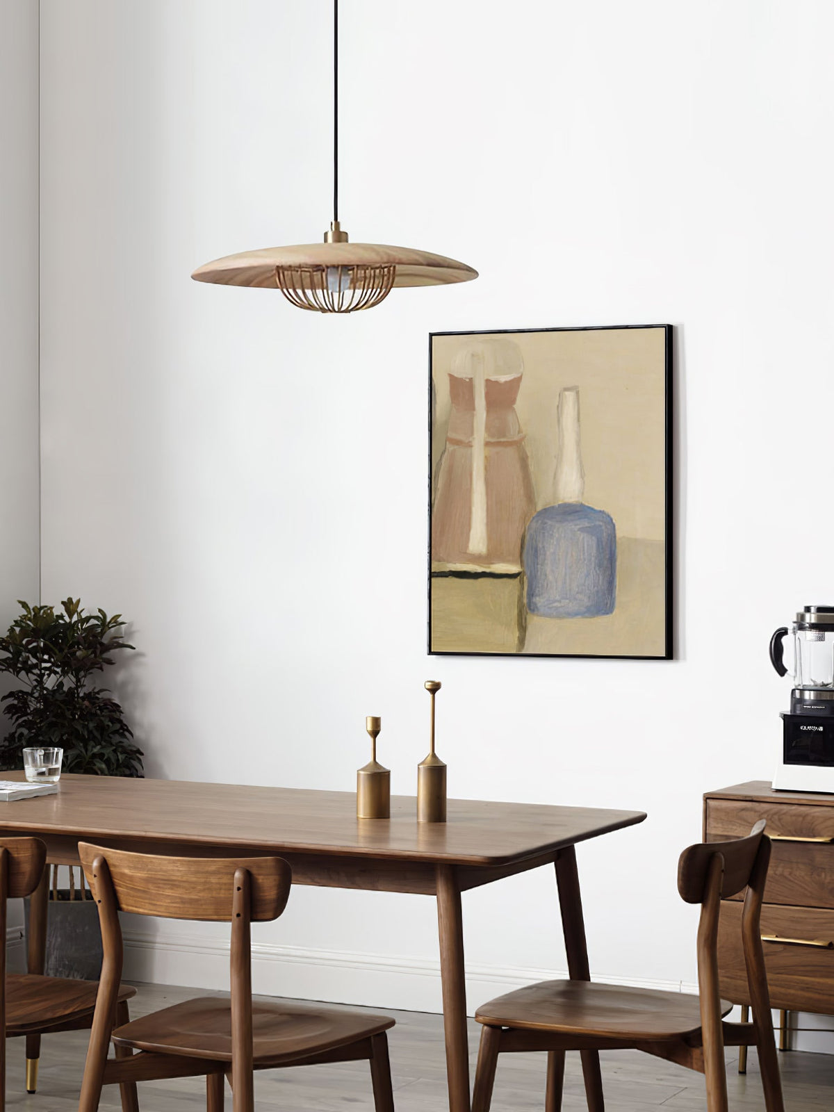 Rinoira Retro-Vintage-Pendelleuchte aus Holz