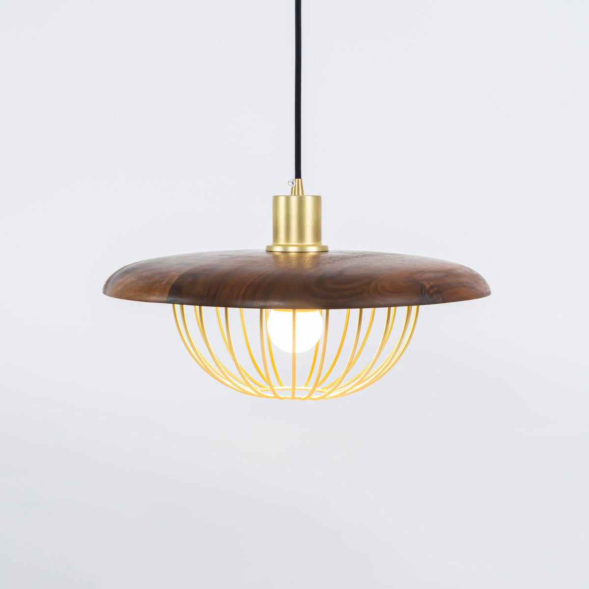 Rinoira Retro-Vintage-Pendelleuchte aus Holz