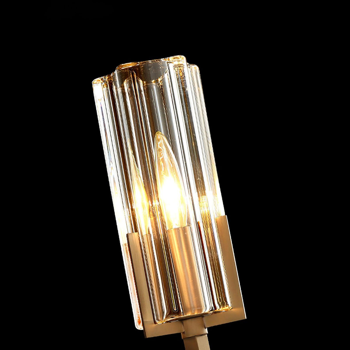 Coen Premium Elegance Messing-Glas-Wandleuchte