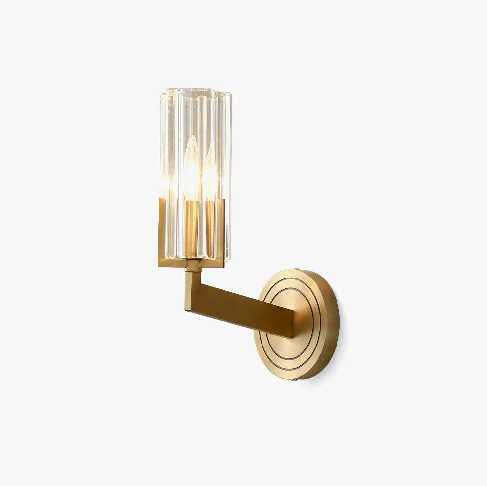 Coen Premium Elegance Messing-Glas-Wandleuchte