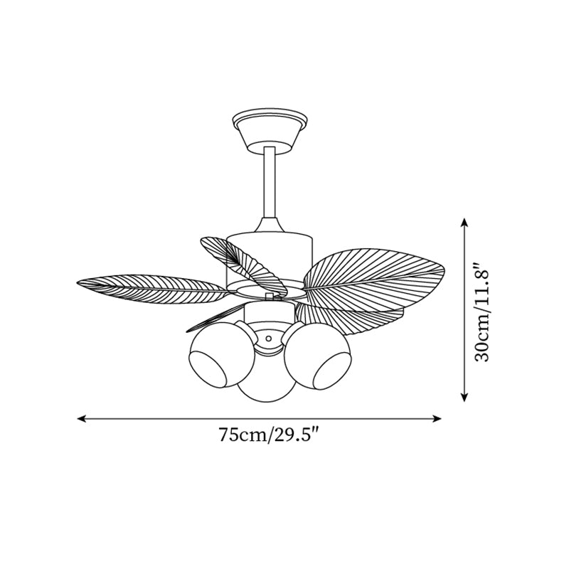 Avenineria Deckenventilator mit Beleuchtung