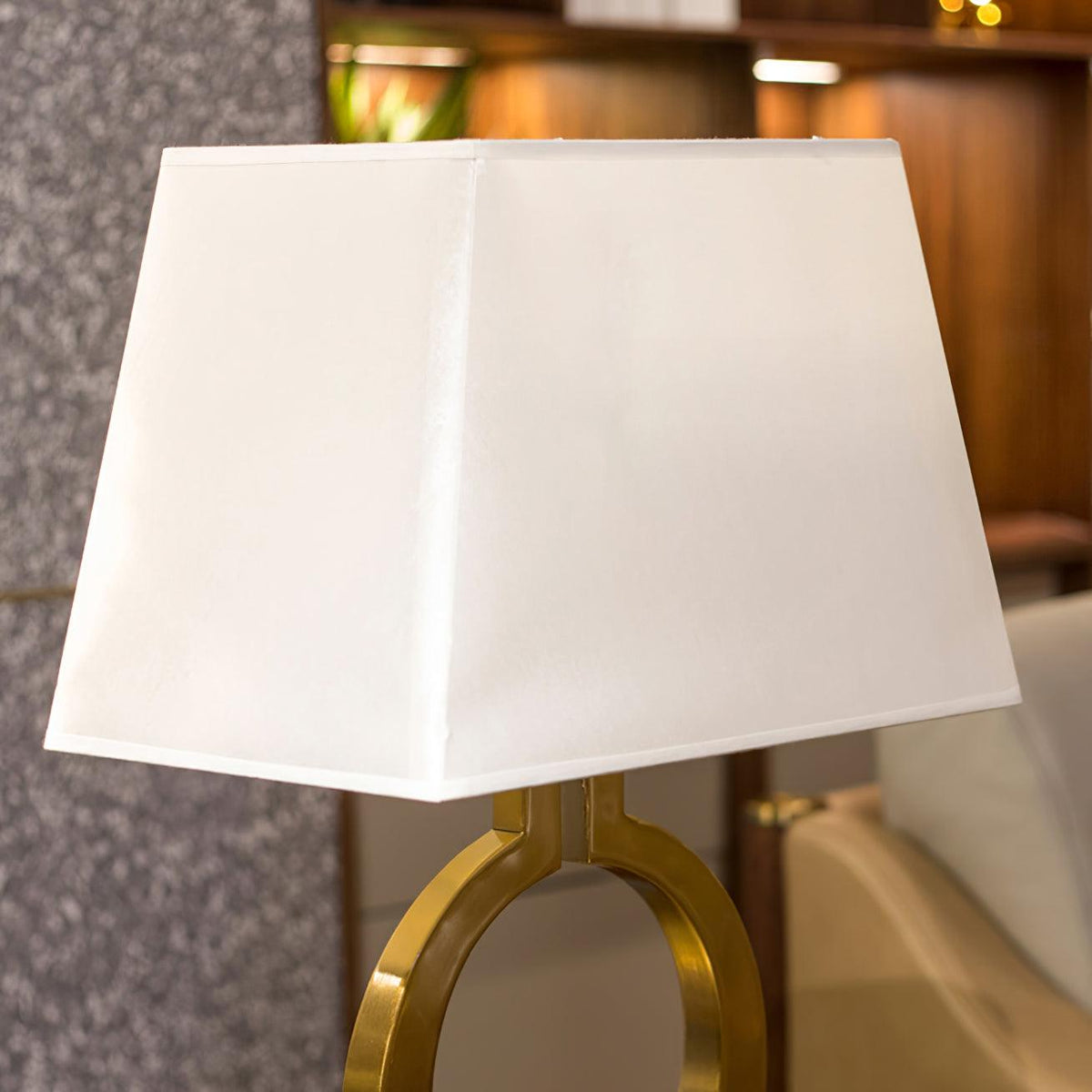 Lyrace Stoffliche gemütliche Tischlampe