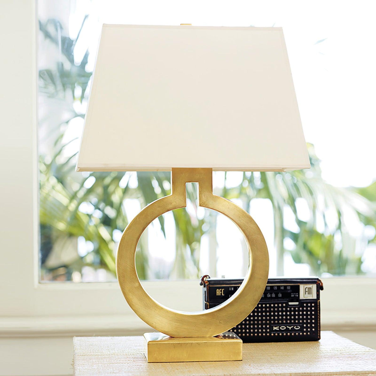 Lyrace Stoffliche gemütliche Tischlampe