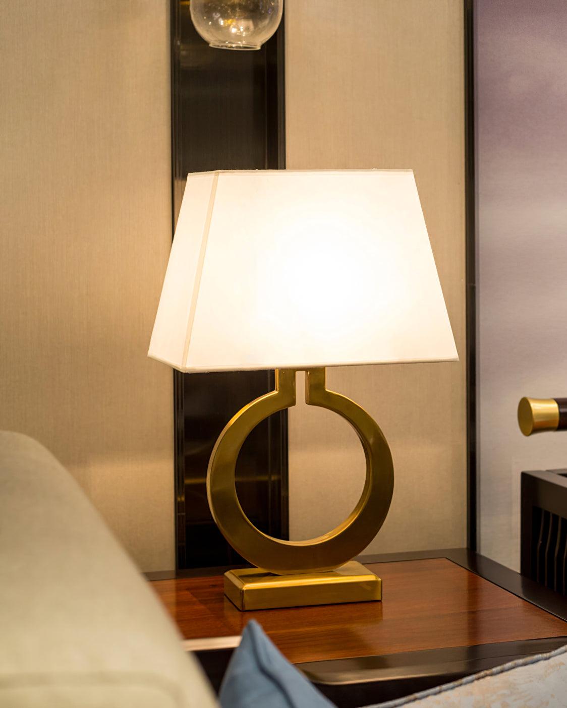 Lyrace Stoffliche gemütliche Tischlampe