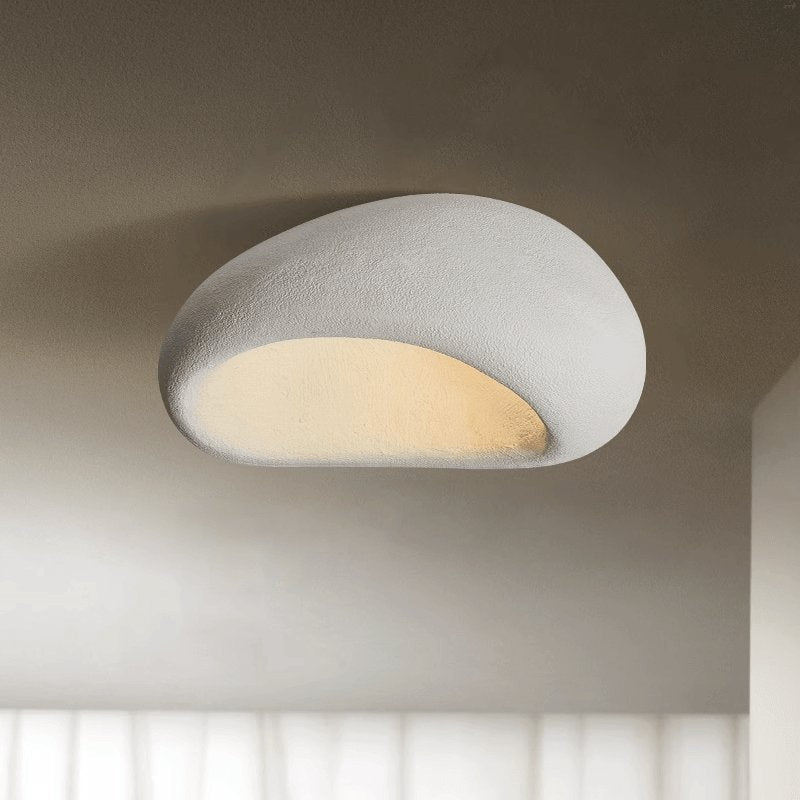 Rivenira Deckenleuchte mit japanischem Wabi-Sabi Mond