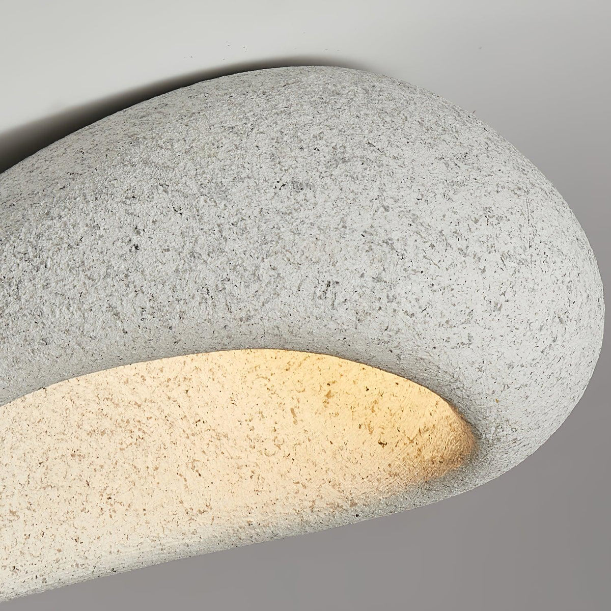 Rivenira Deckenleuchte mit japanischem Wabi-Sabi Mond