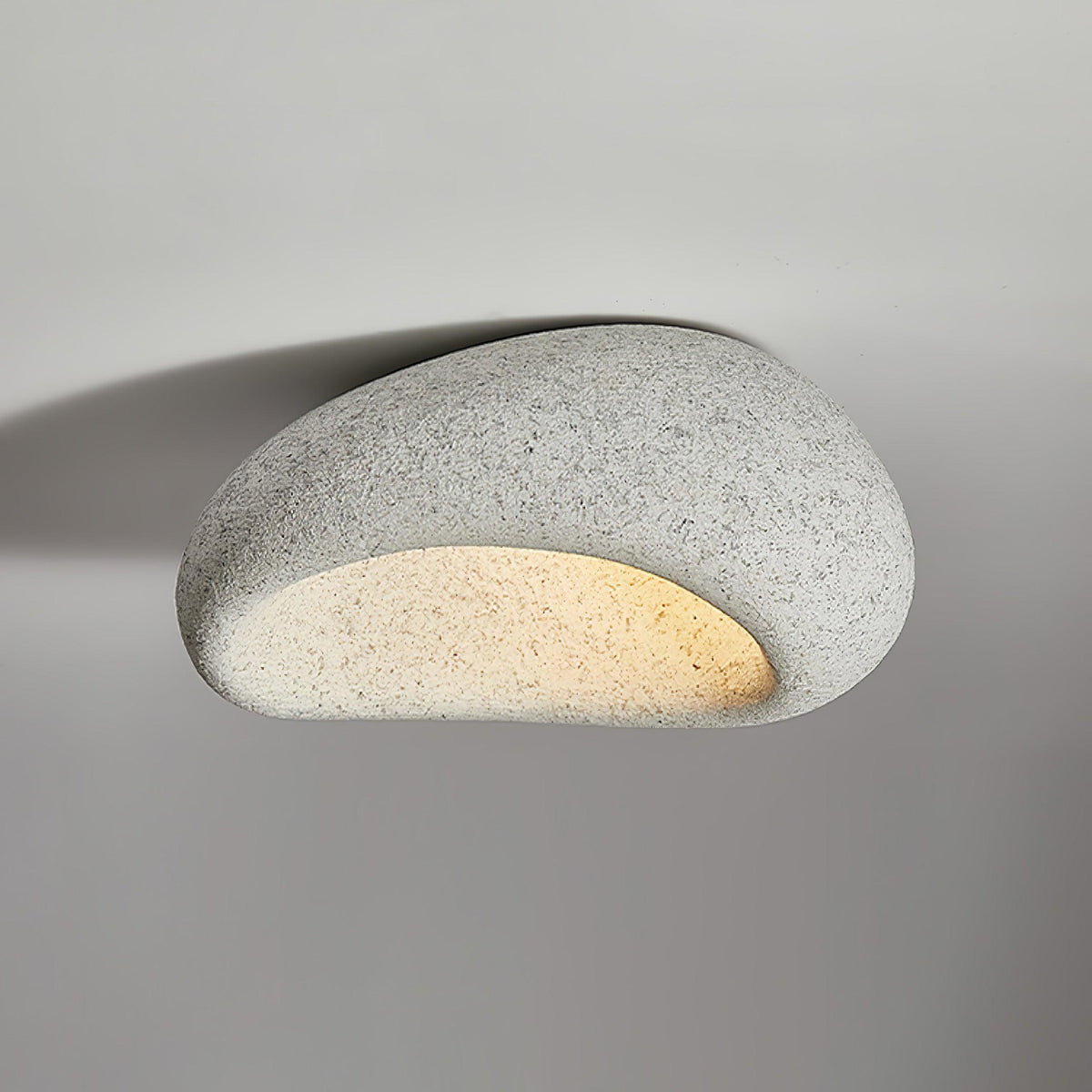Rivenira Deckenleuchte mit japanischem Wabi-Sabi Mond