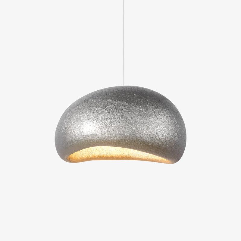 Hängeleuchte Pebble-Inspiration organische Form sanfter Glanz modern künstlerisch
