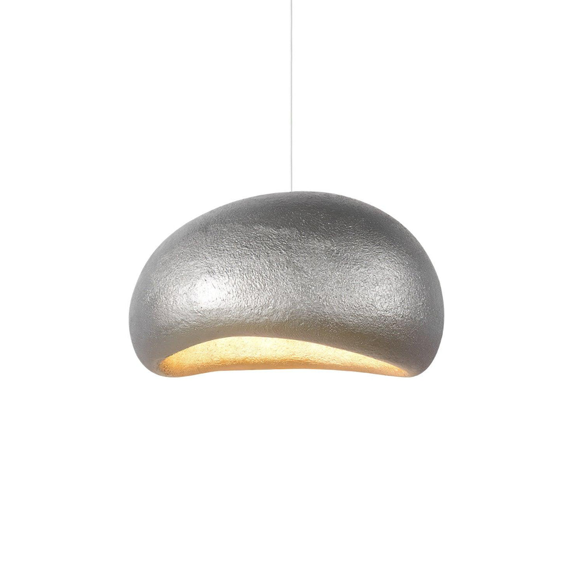 Hängeleuchte Pebble-Inspiration organische Form sanfter Glanz modern künstlerisch