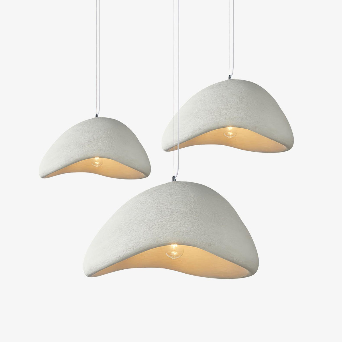 Fentor Pendelleuchte Cloud Weiß Minimalistisch