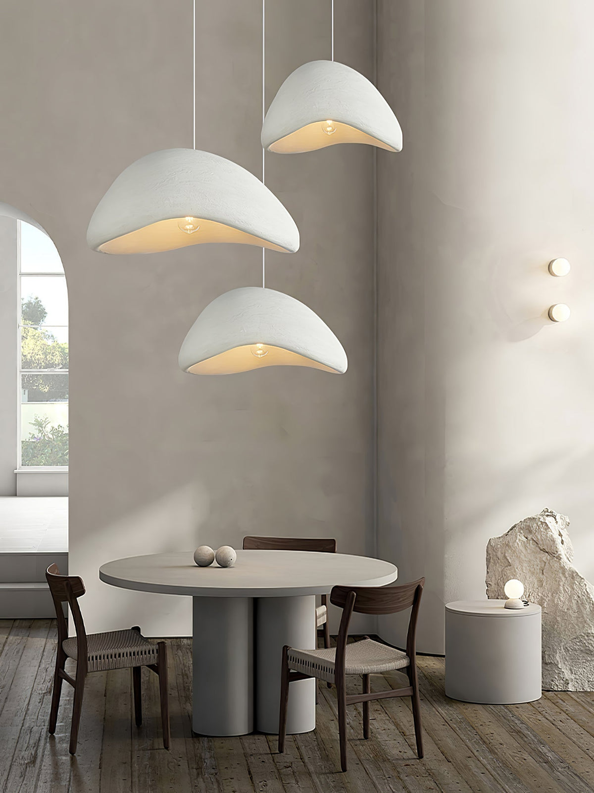 Mira Pendelleuchte im Wabi-Sabi-Stil