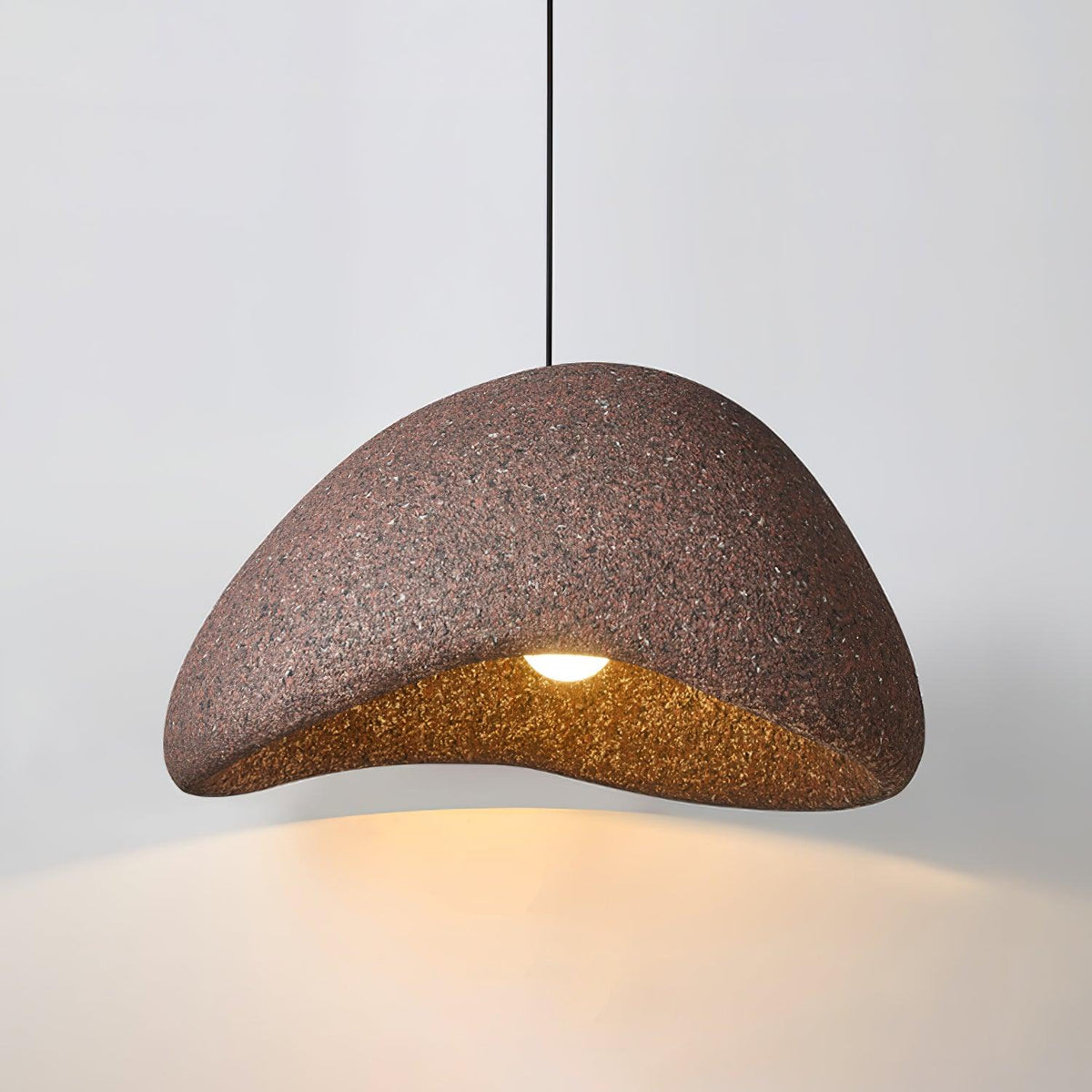 Tsukiyo Pendelleuchte im Wabi-Sabi-Stil mit Wolken-Design