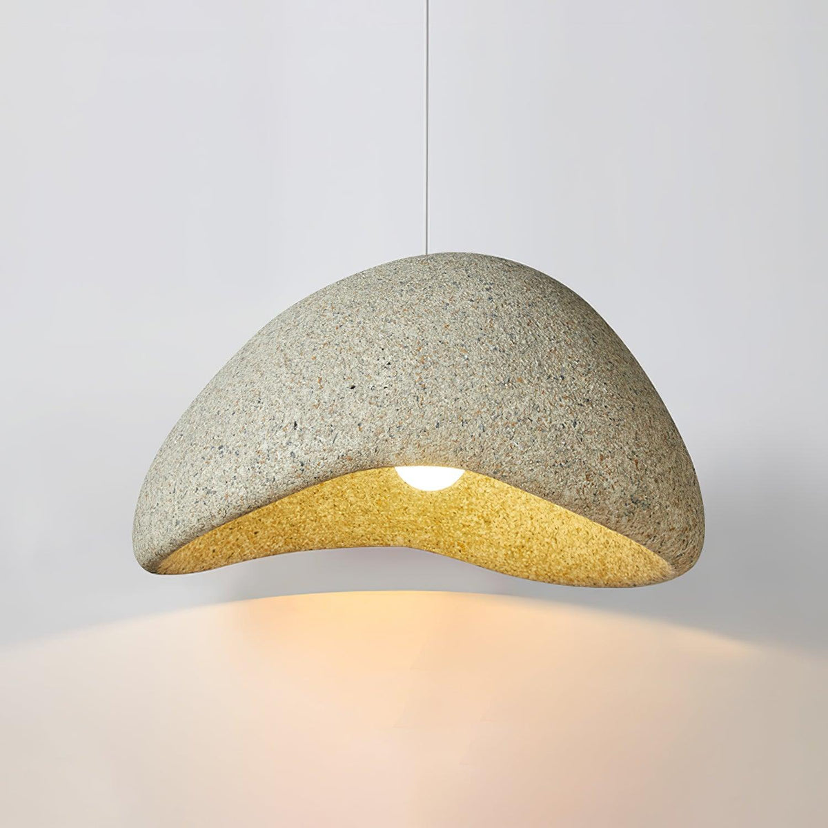Tsukiyo Pendelleuchte im Wabi-Sabi-Stil mit Wolken-Design