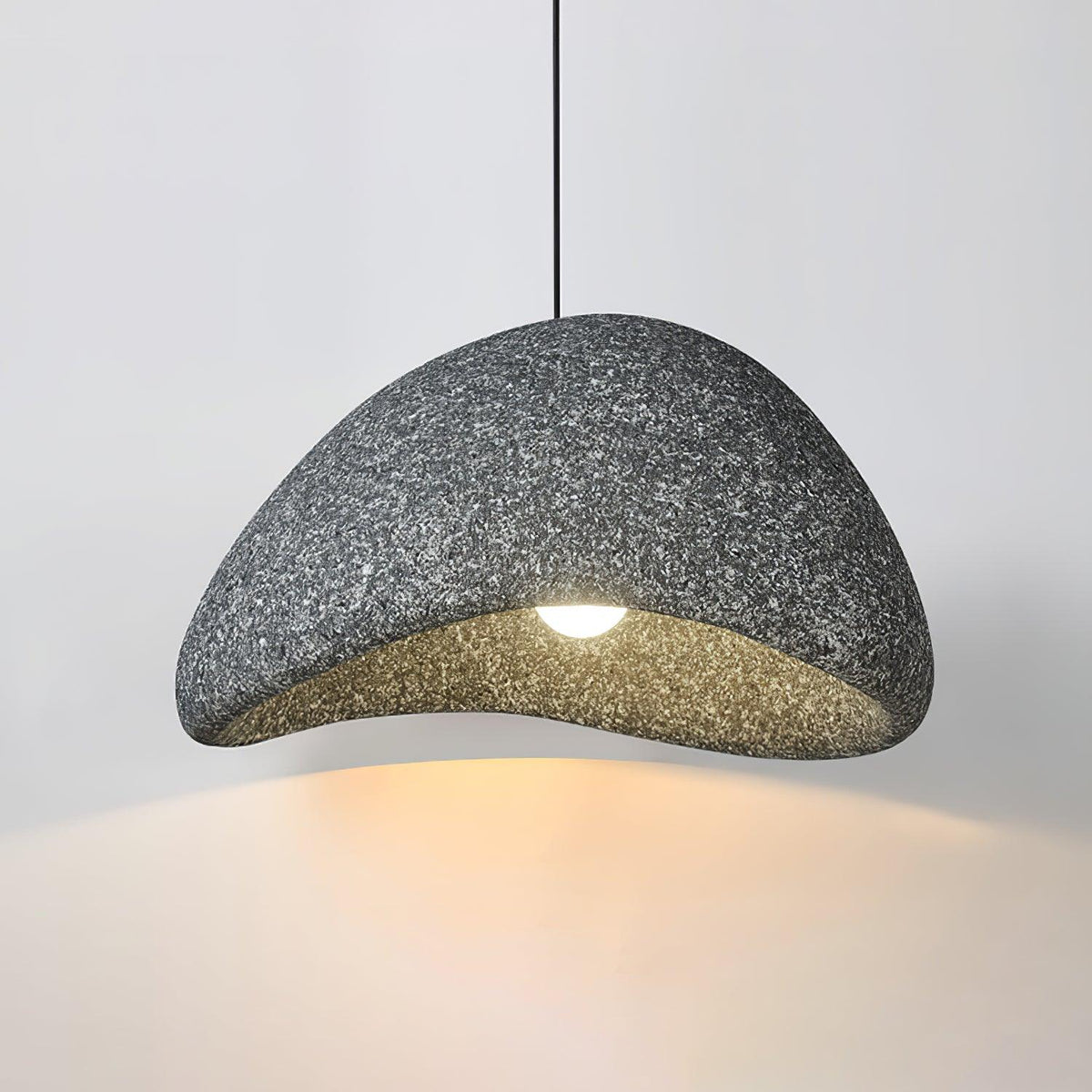 Tsukiyo Pendelleuchte im Wabi-Sabi-Stil mit Wolken-Design