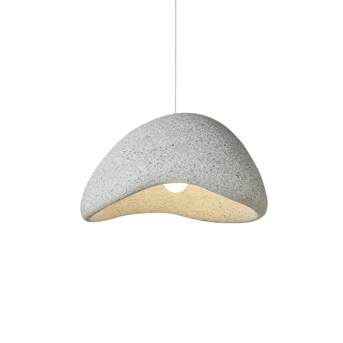 Tsukiyo Pendelleuchte im Wabi-Sabi-Stil mit Wolken-Design