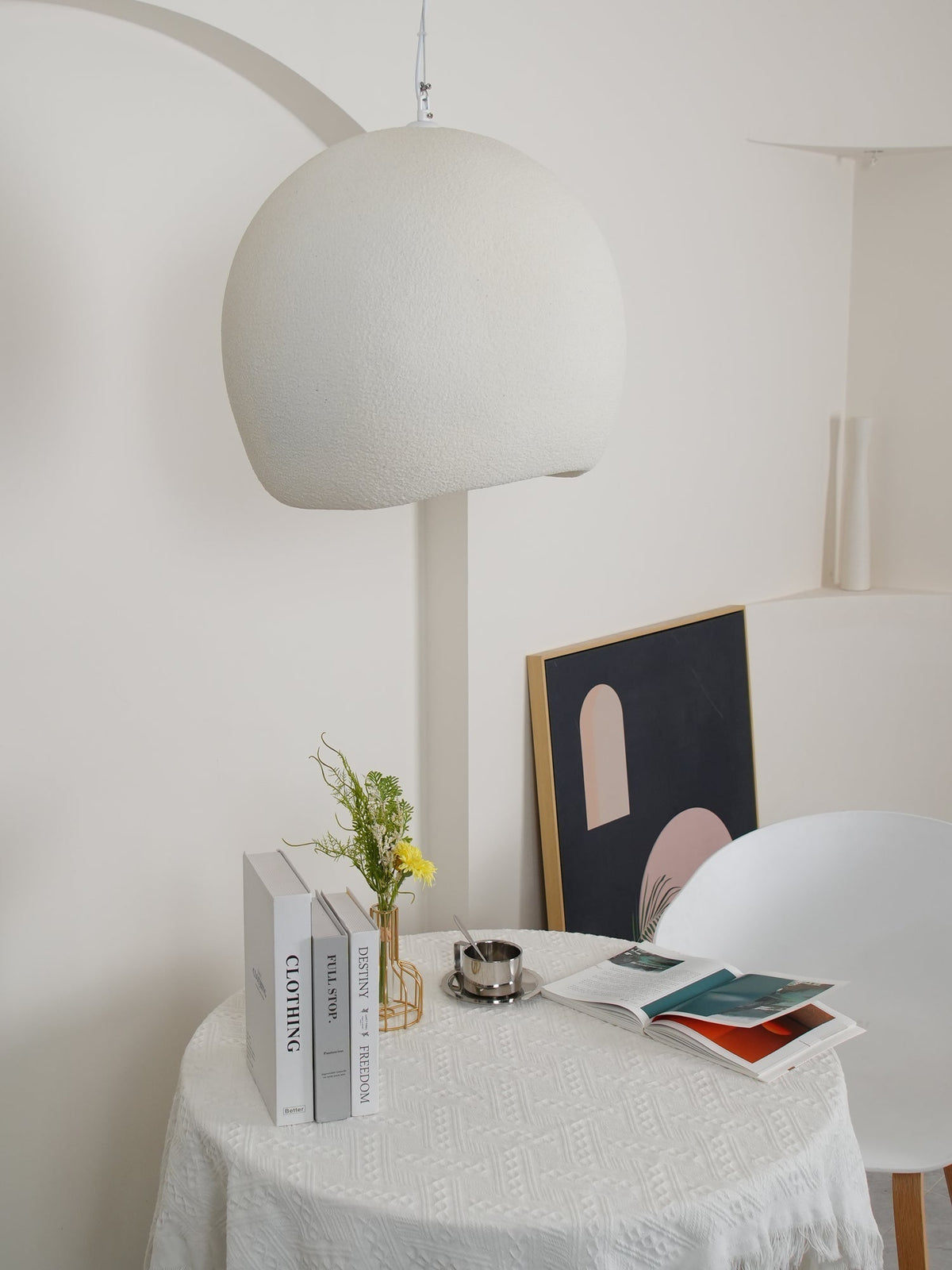 Reloza zeitgenössische minimalistische Kunstharz-Pendelleuchte