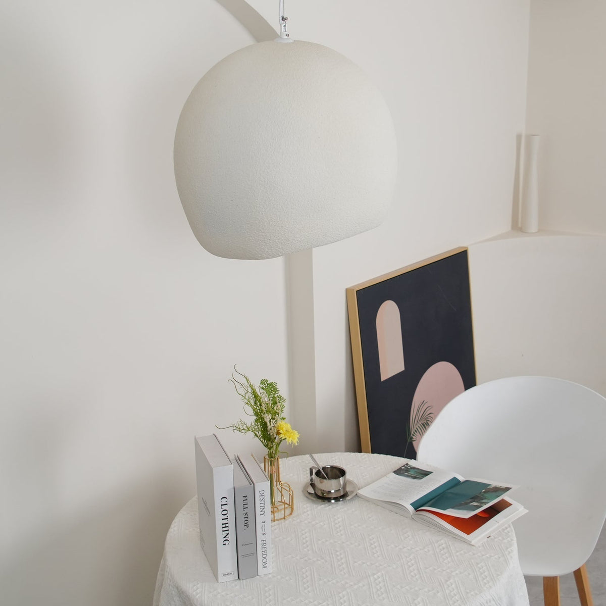 Reloza zeitgenössische minimalistische Kunstharz-Pendelleuchte