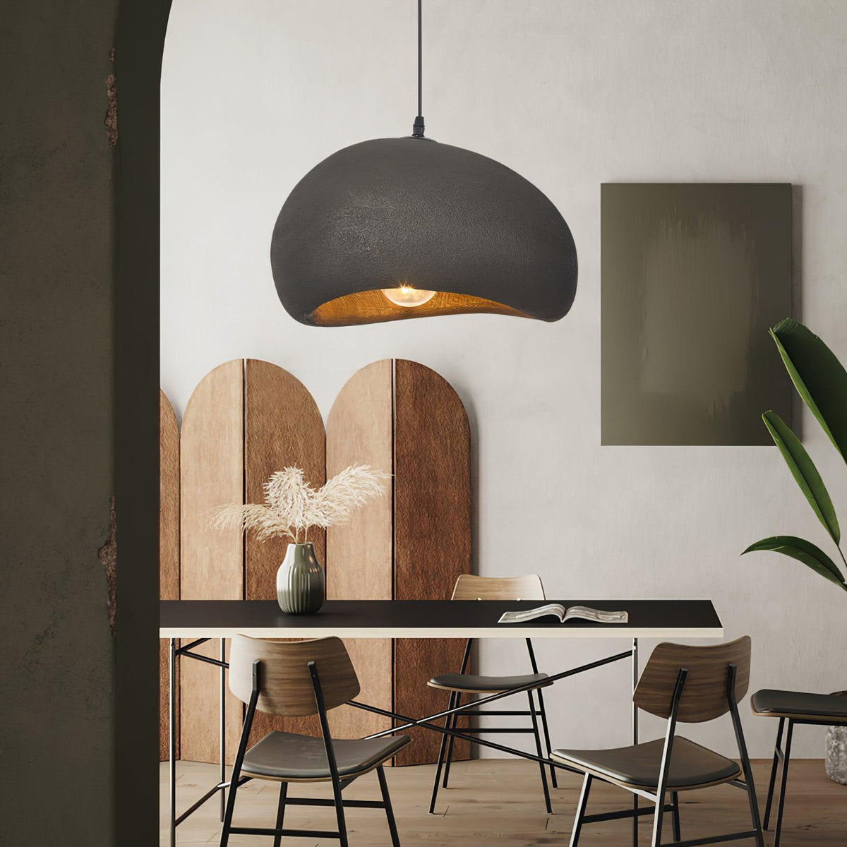 Elyndra Kunsthandwerk-Retro-Pendelleuchte
