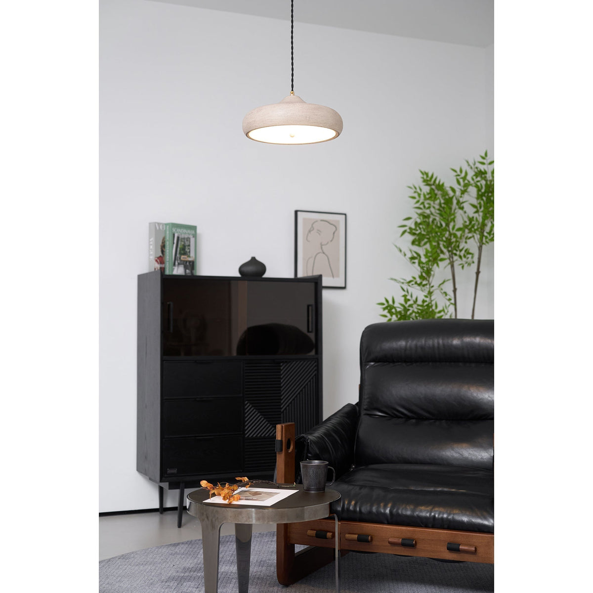 Etalyra Pendelleuchte Schwarz