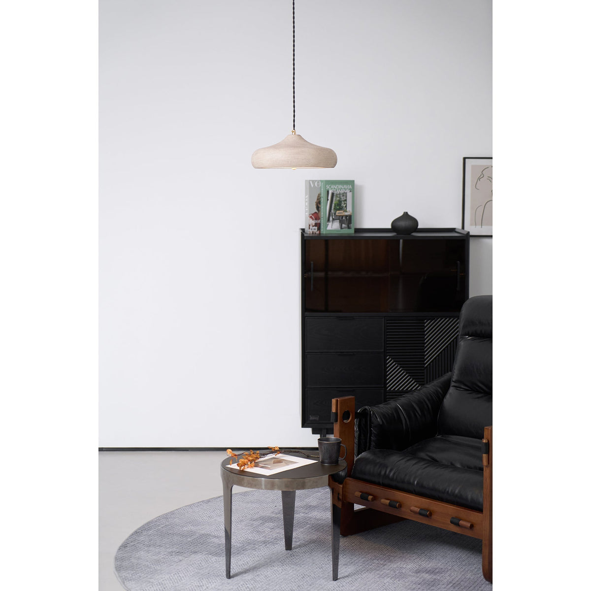 Etalyra Pendelleuchte Schwarz