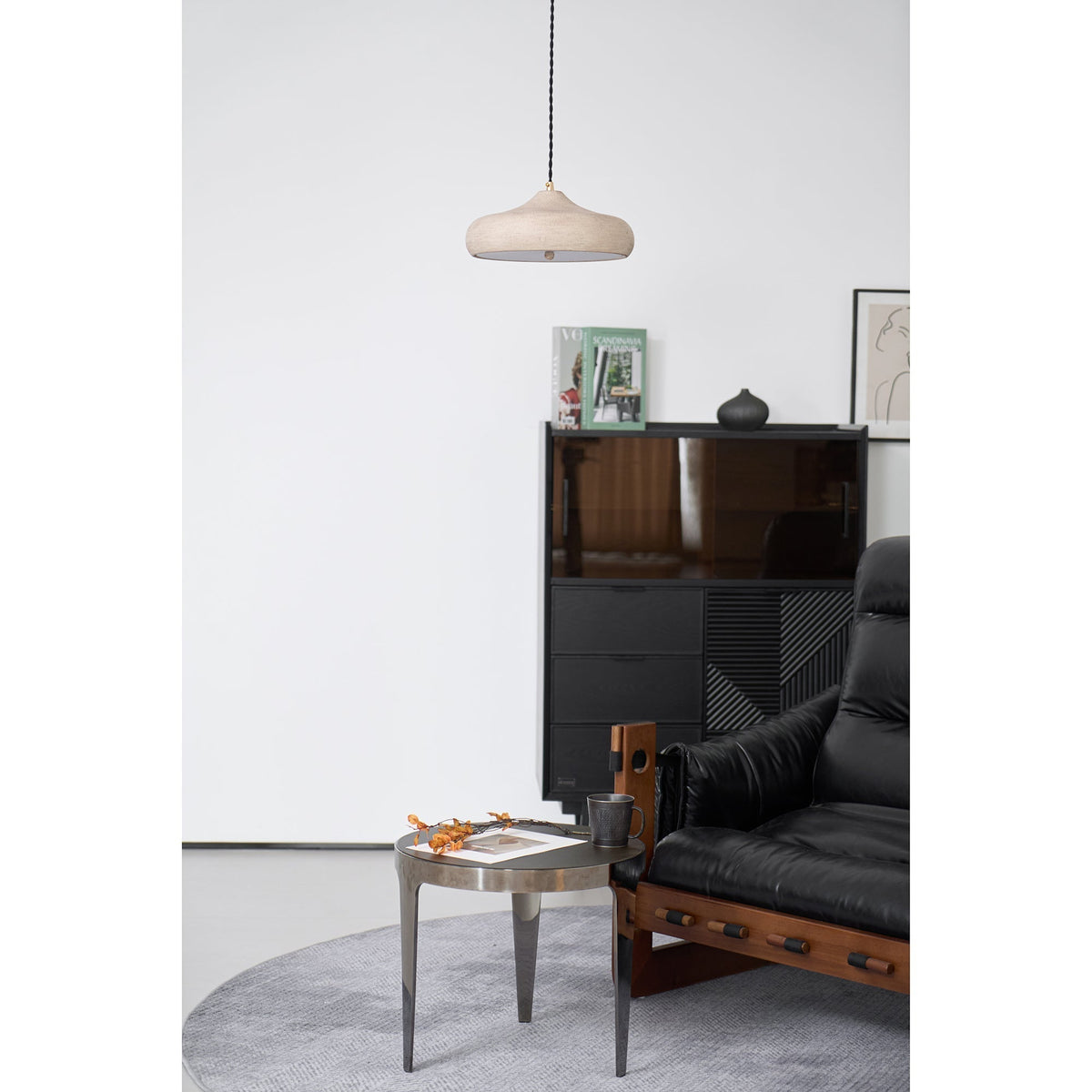 Etalyra Pendelleuchte Schwarz