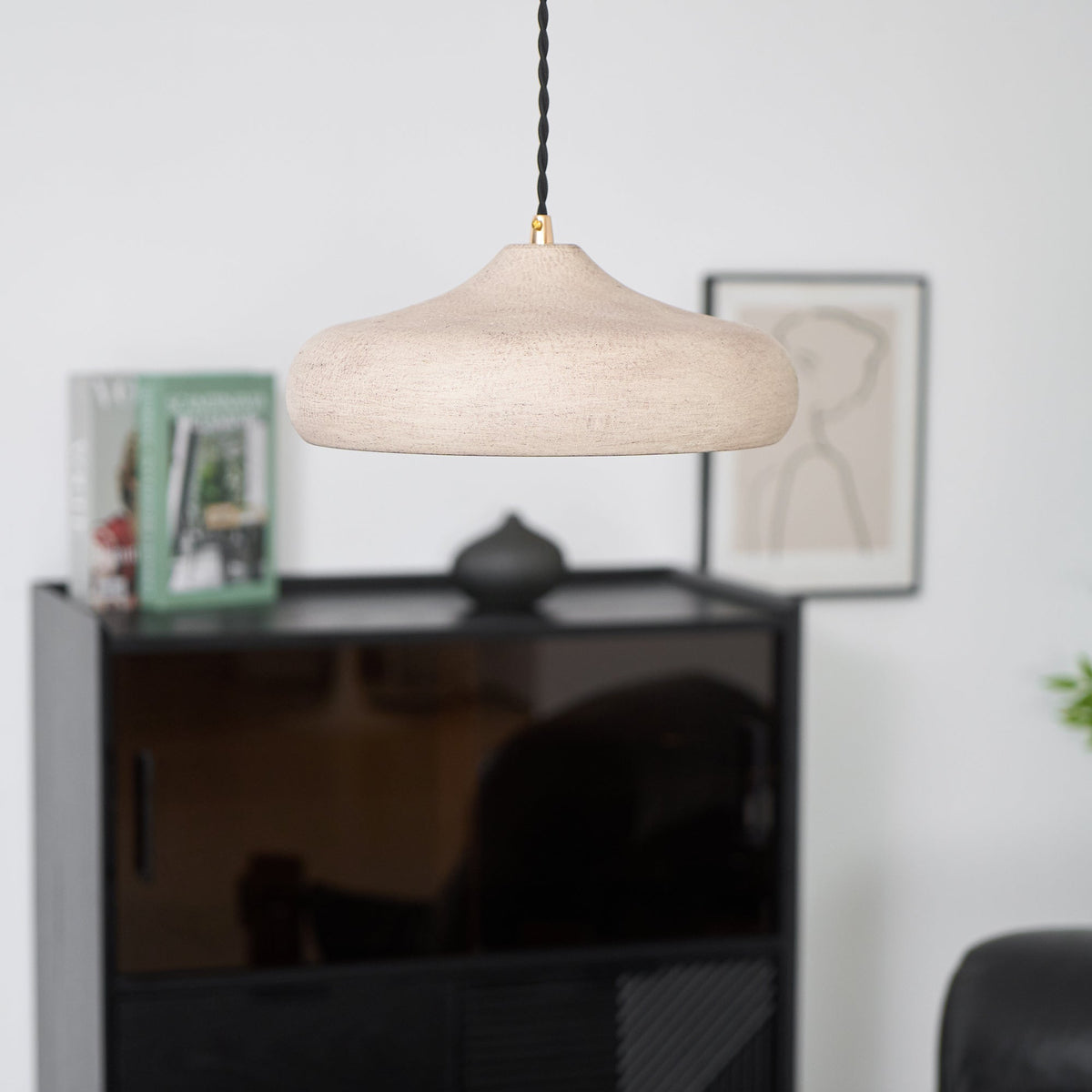 Etalyra Pendelleuchte Schwarz