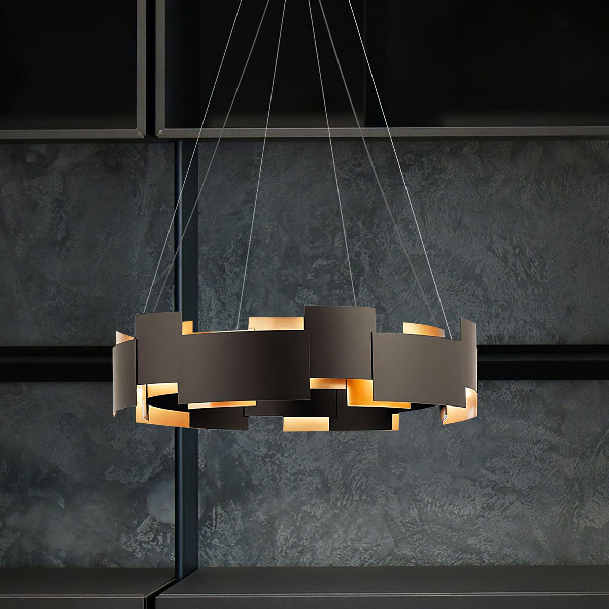 Orelaora Kronleuchter Kichler Oval Energieeffiziente LED-Module