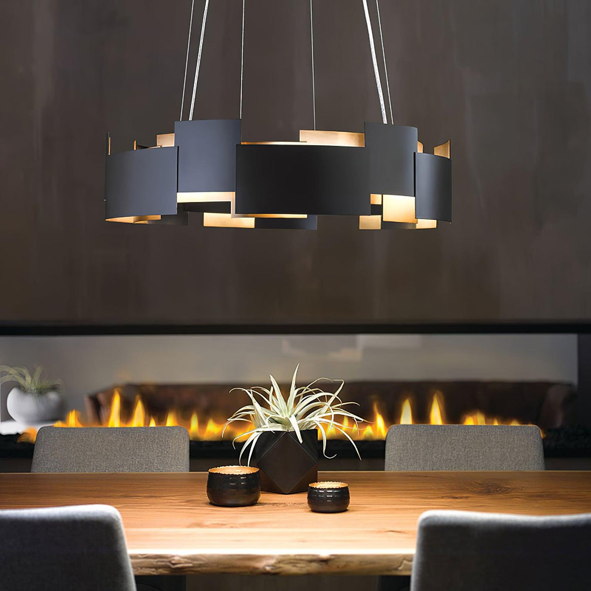 Orelaora Kronleuchter Kichler Oval Energieeffiziente LED-Module