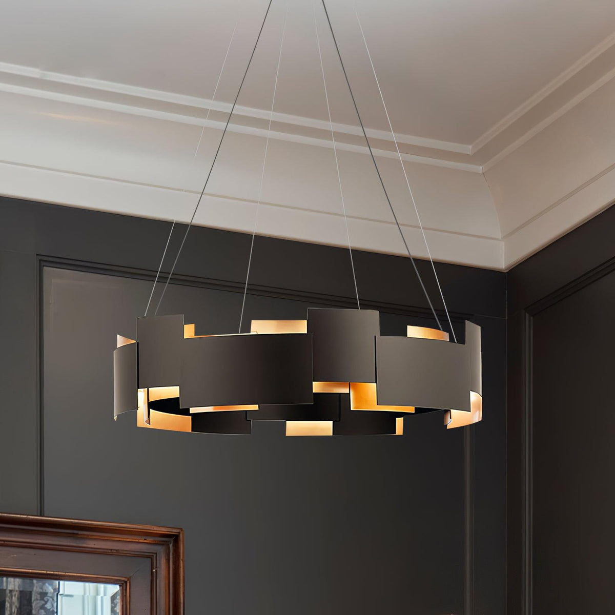 Orelaora Kronleuchter Kichler Oval Energieeffiziente LED-Module