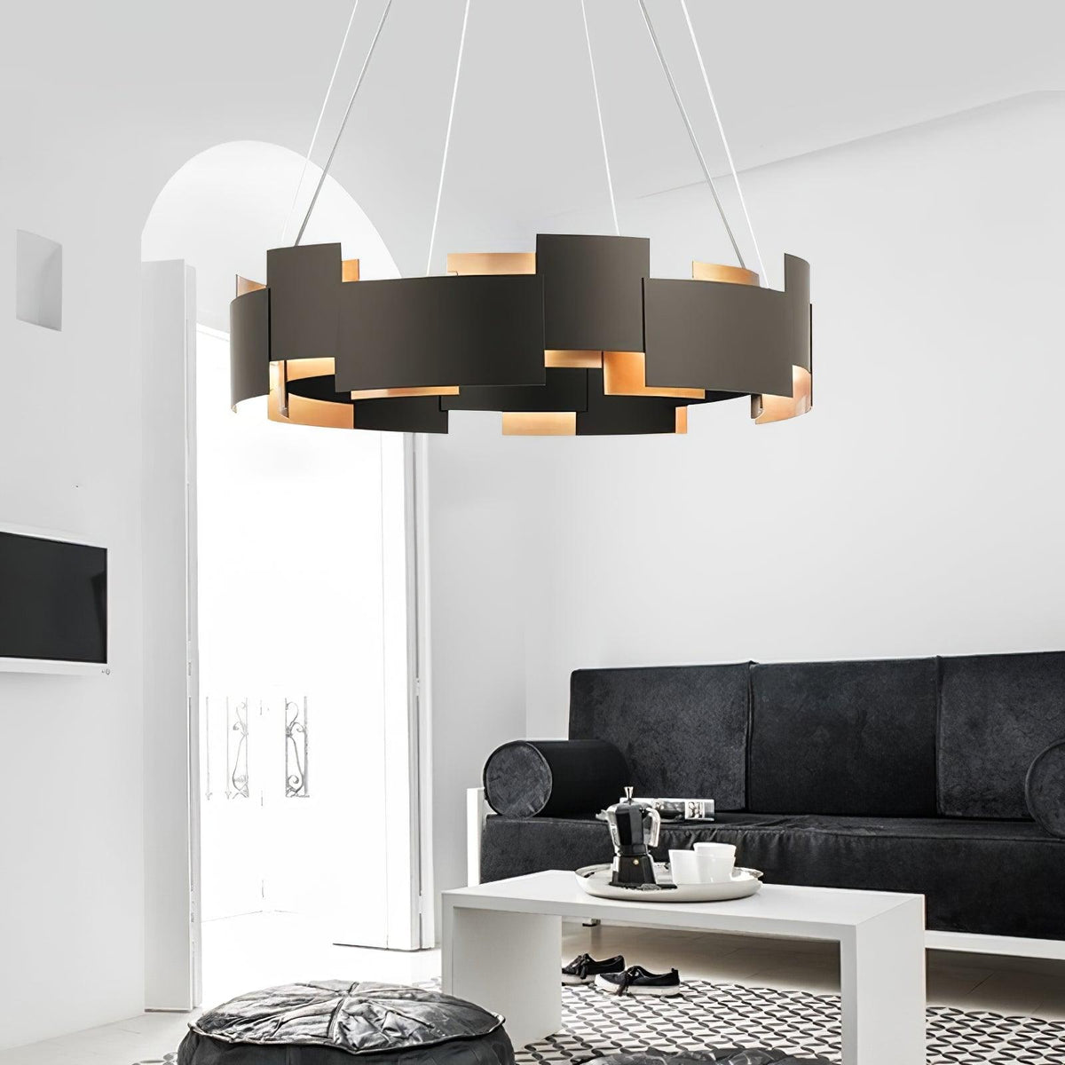 Orelaora Kronleuchter Kichler Oval Energieeffiziente LED-Module